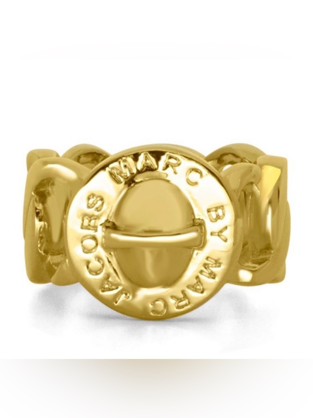 Marc by Marc Jacobs NWOT Katie Turnlock Logo Chain Ring